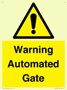 Warning Automated Gate